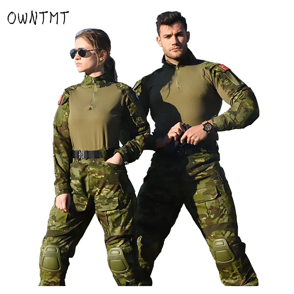 Military Uniform Clothes G3 Suit Tactical Camouflage Men US Army 