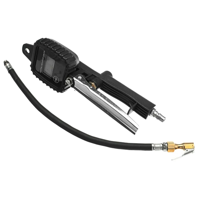 Portable Lcd Digital Car Tire Tyre Inflator Air Pressure Gauge Psi with Hose Jl