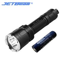 Jetbeam WL20 светодиодный фонарик Cree XPG белый, красный и красный 3 фонаря фонарь для охоты с батареей 18650