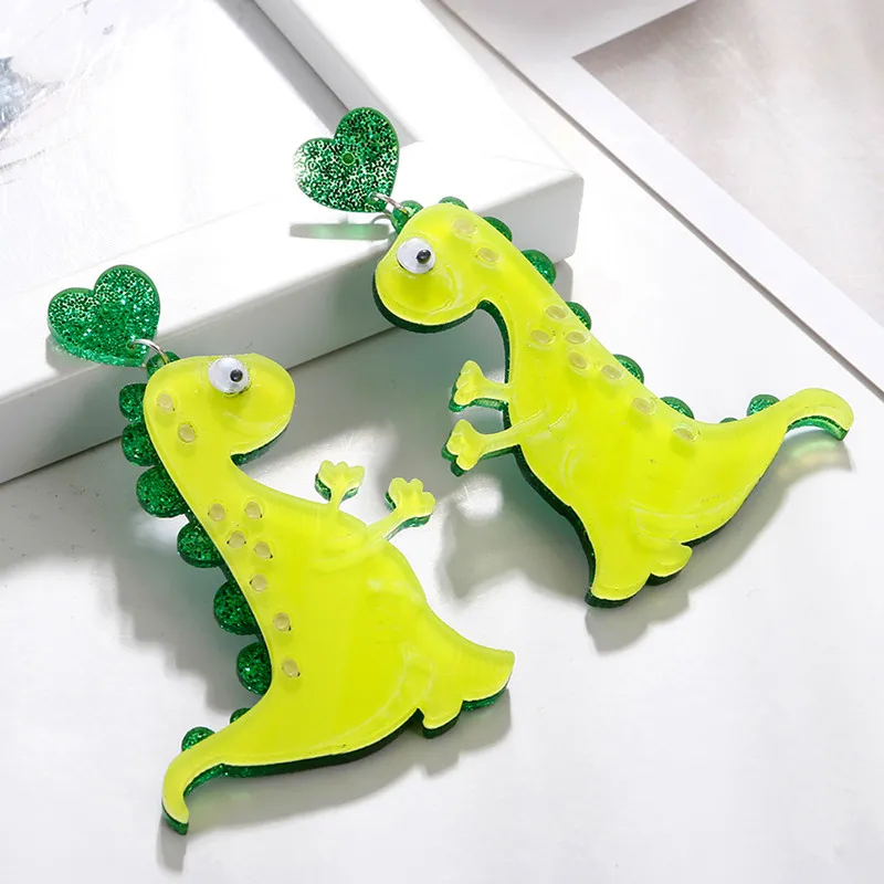 Dinosaur earrings
