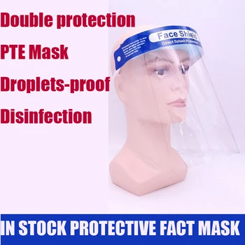 

1-30PCS Adjustable Transparent Face Shield Splash-proof Ultra-light Full Face Face Mask Anti-Fog Anti-Droplets Hat Face Shield