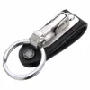 1PC Hanging Leather Keychain Stainless Steel Detachable Keychain Waist Belt Clip Buckle Key Ring Holder 7cm*2cm ► Photo 3/4