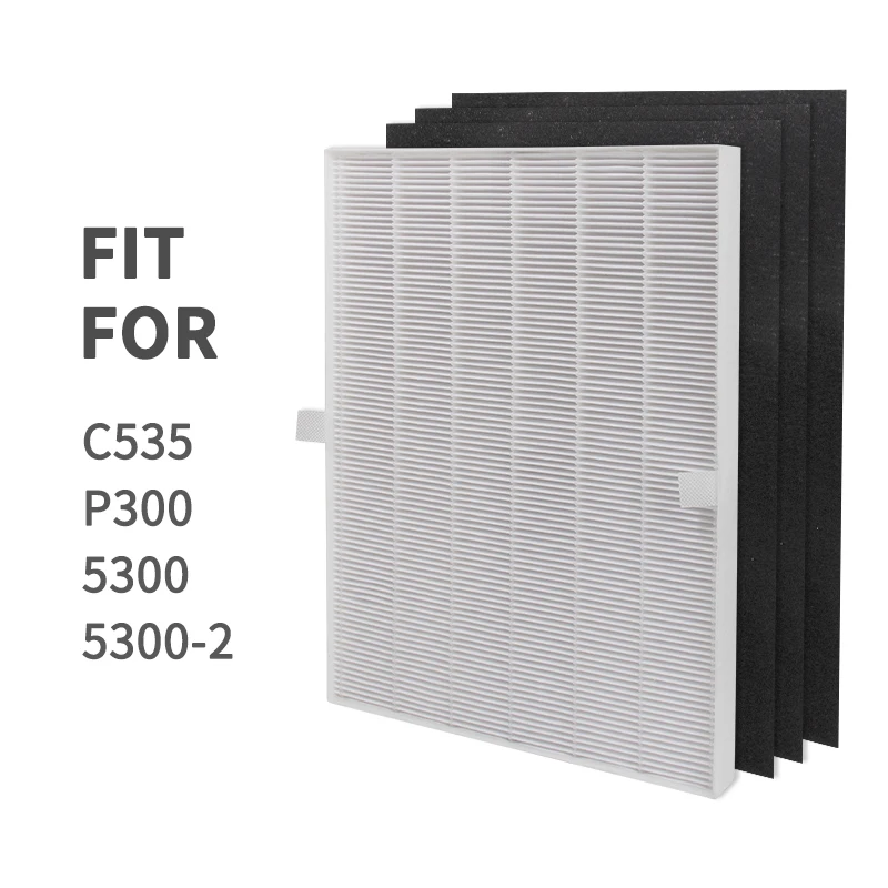 Air Purifier Filters 1PC HEPA Filter and 3PCS Carbon Cotton Set Replacement For Winix 115115 5300 5300-2 6300 6300-2 P300 C535 | Бытовая