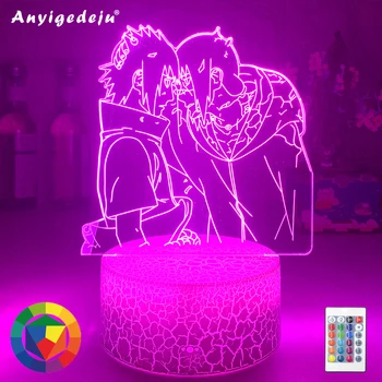 

Acrylic 3d Lamp Naruto Orochimaru Figure Nightlight for Kids Bedroom Decor Cool Child Gift Room Desk Lamp Anime Led Night Light