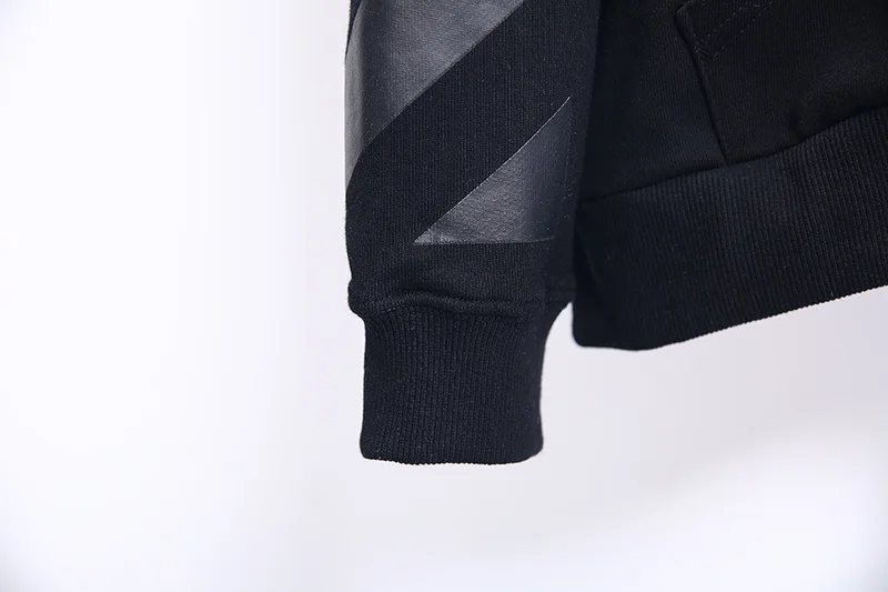 19ss Off-White OW цветная стрела для мужчин и женщин для влюбленных Модный хлопковый Повседневный кардиган на молнии толстовка с капюшоном Свободная куртка