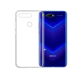 Transparent Soft TPU Silicone Phone Case - 360° Shockproof Protective Back Cover Shell for Honor View 20 or V20 (Clear)