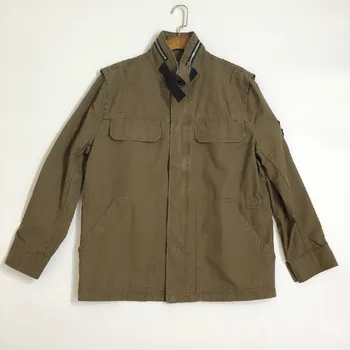 

Women Jacket Retro Stand Collar Skull Embroidery Cotton Coat