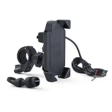 Универсальный держатель для горного велосипеда мотоцикла и велосипеда, держатель для мобильного телефона с зарядным устройством USB X2V2