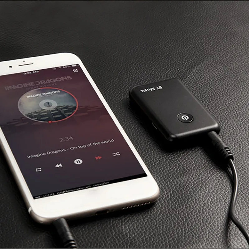 Беспроводной Bluetooth передатчик приемник стерео музыка 3,5 мм аудио адаптер
