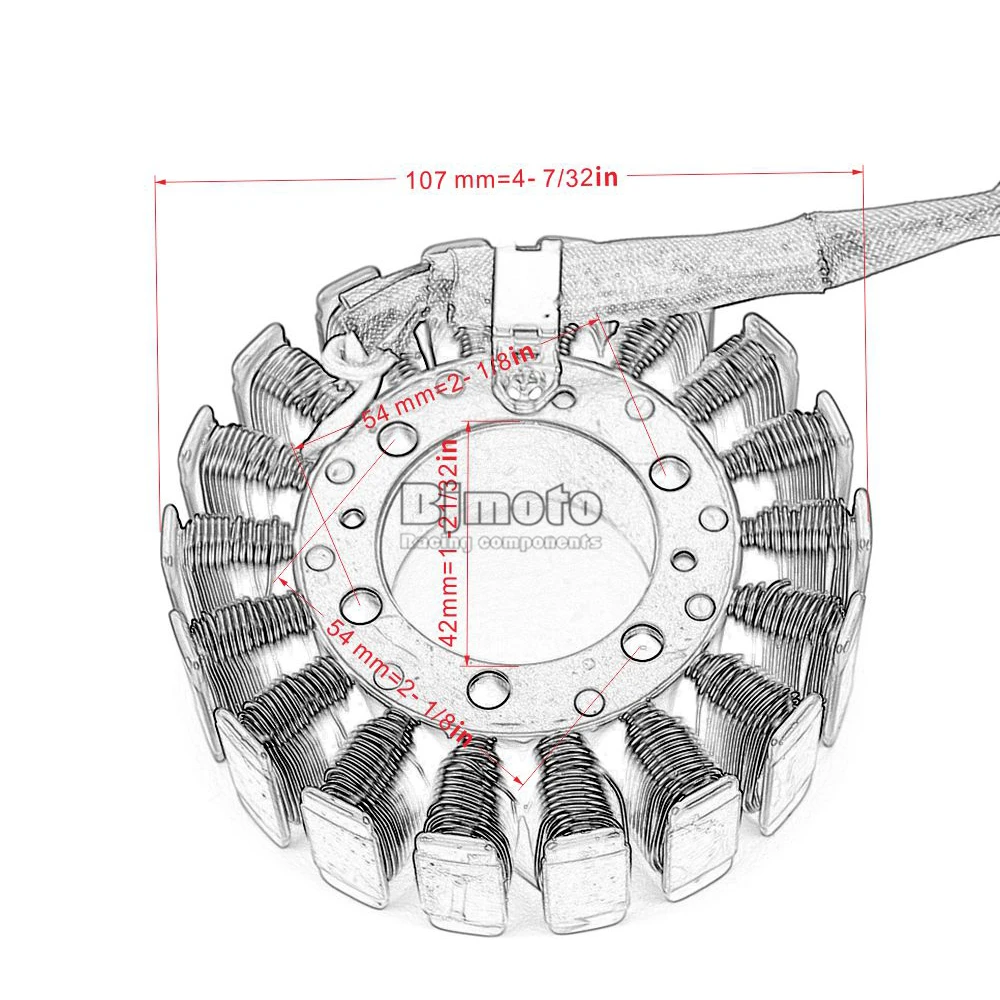 Bjmoto для Honda 31120-MCZ-003 мотоцикл CB 900F статорная катушка для Honda CB900F Hornet 900 CB919 2002-2007 статорная катушка