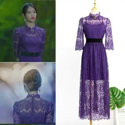 lace dress with belt