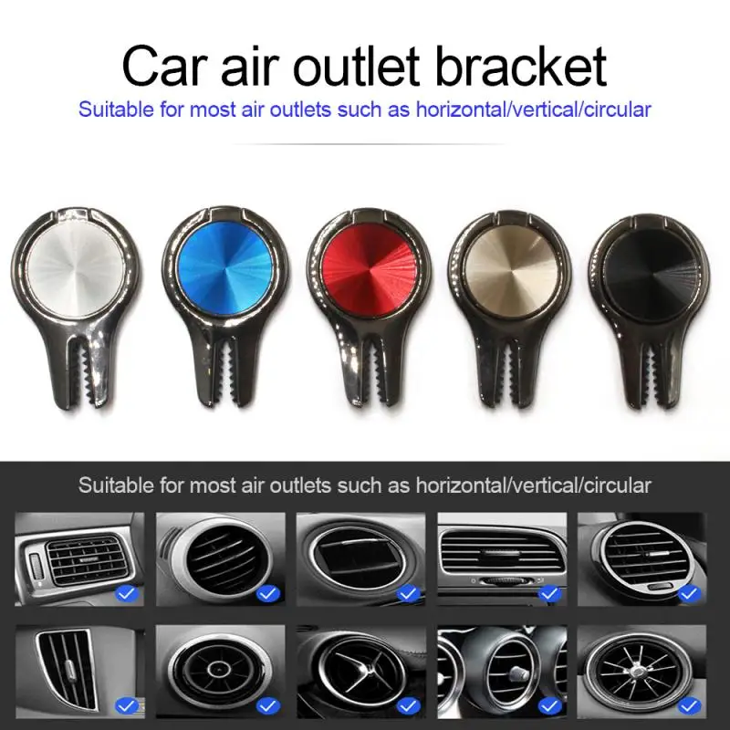 Car Phone Holder Universal Air Vent Mount Clip Cell For In No Magnetic 360Mobile Stand Smartphone | Мобильные телефоны и