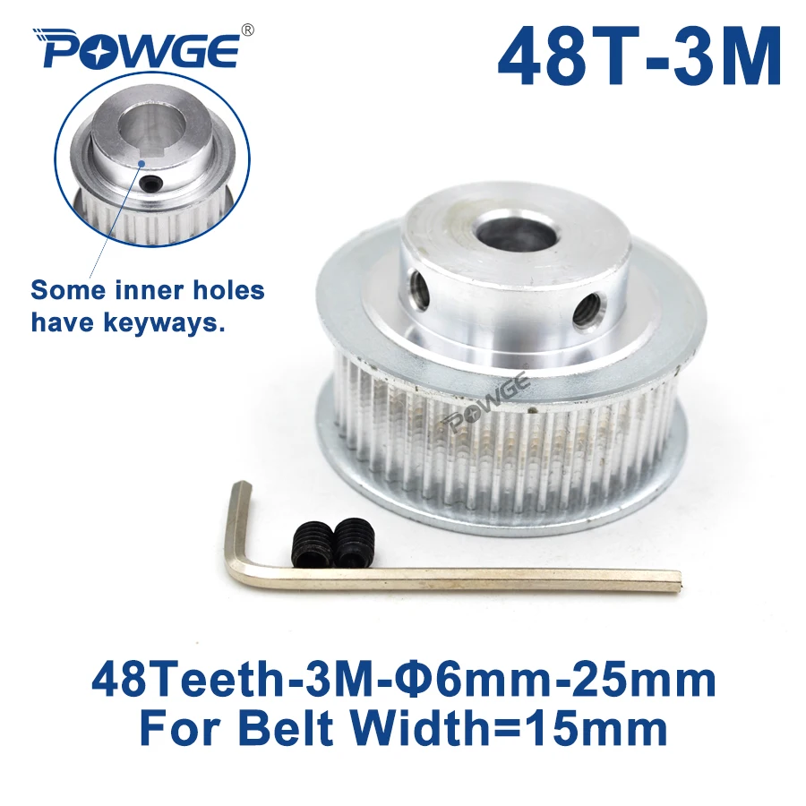 HTD 5M-60T Timing Pulley - 60 Teeth, Bore 22mm, For 15mm Wide HTD5M Belt