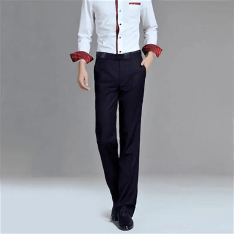 Men's Spring And Summer New Micro-Flared Trousers Slim Casual Pants