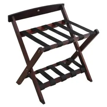 

Hotel room furniture solid wood luggage rack hotel home folding floor luggage rack storage shelf