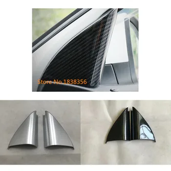 

Car A Column Lamp Frame Triangle Audio Speak Sound Cover Ring Circle Trim 2pcs For Volkswagen VW T-ROC TROC 2017 2018 2019 2020