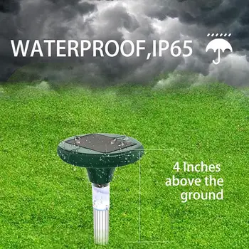 

LED Lamp Tube 1.2V 800MAH Ultrasonic Rat Repeller Ultrasonic Snake Repeller Electronic Solar Energy Rodent Control Animal