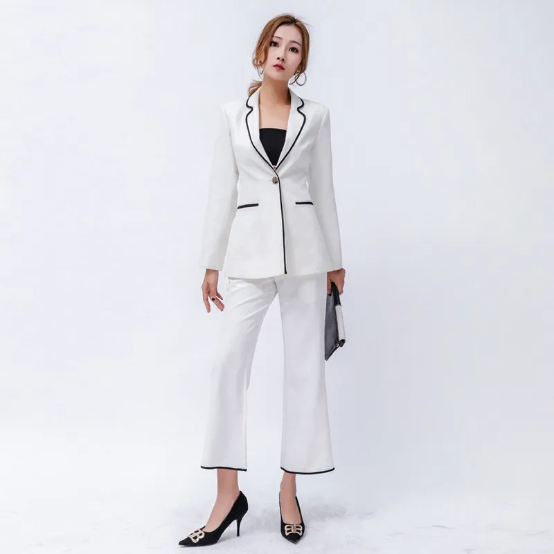 8.1    2、103、单扣、Women's suit classic women's suit 2 piece set blazer trouser high quality slim single button formal women suit women's pantsuits