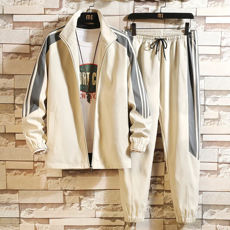 

Sportswear Spring Autumn Suit Men's Clothing Sportswear Jacket Pants Fashion Sportswear Size S-3XL Tracksuit Men Two Piece Set