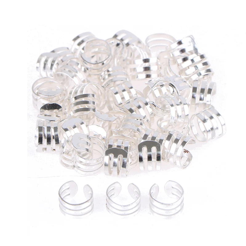 Hair Braid Dreadlock Beads Cuffs Clips Braid Spiral Hair Extension 5-180pcs for Accessories Ring Mixing jewelry accessories,hair accessory