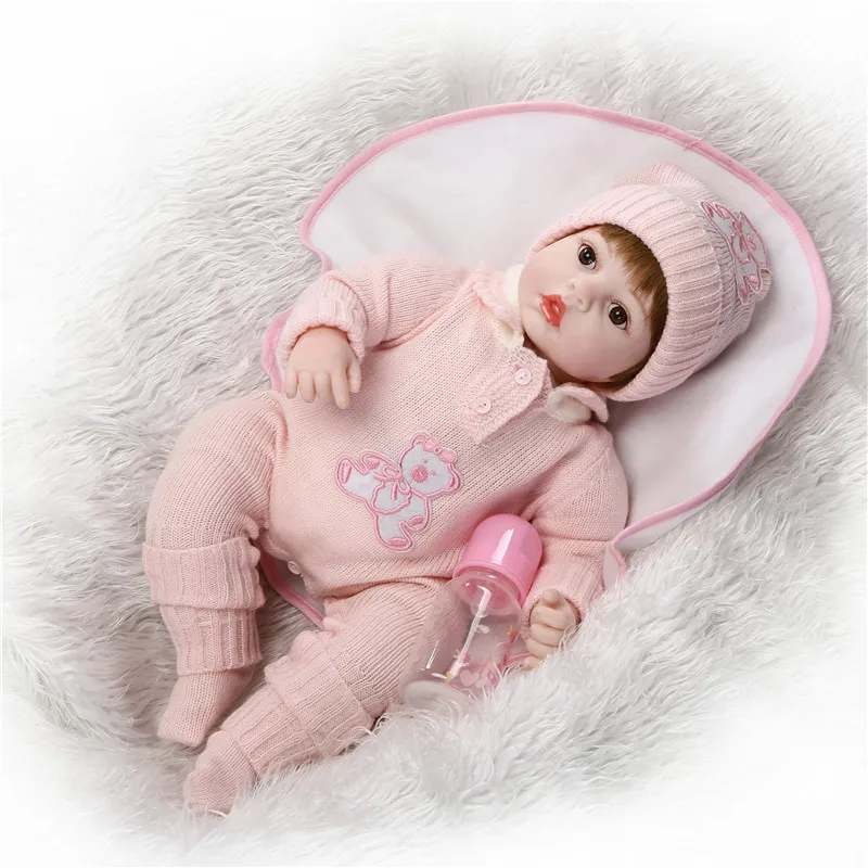

Sleeping Silicone Doll Baby 50CM 18inch NPK Doll Bebe Reborn Dolls Girl Lifelike Reborn Doll Fashion Boy Newborn Reborn Babies