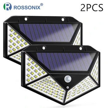 

2 PCS LED Solar Light Outdoor Solar Lamp PIR Motion Sensor Wall Lights Waterproof Powered by Sunlight for Garden Lighting