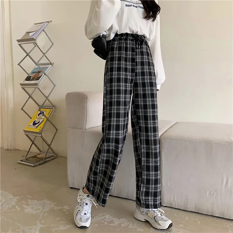 checkered square pants