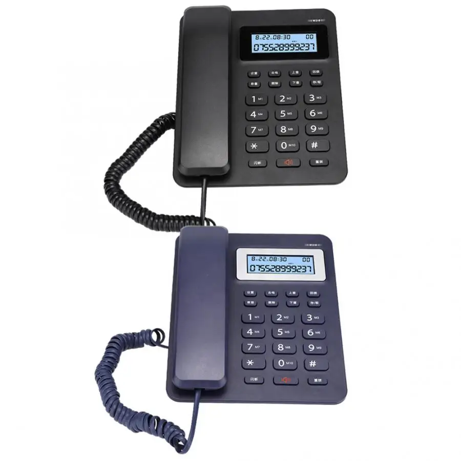 

W218 Multi-Functional Wired Telephone Desktop Phone for Home Business Office