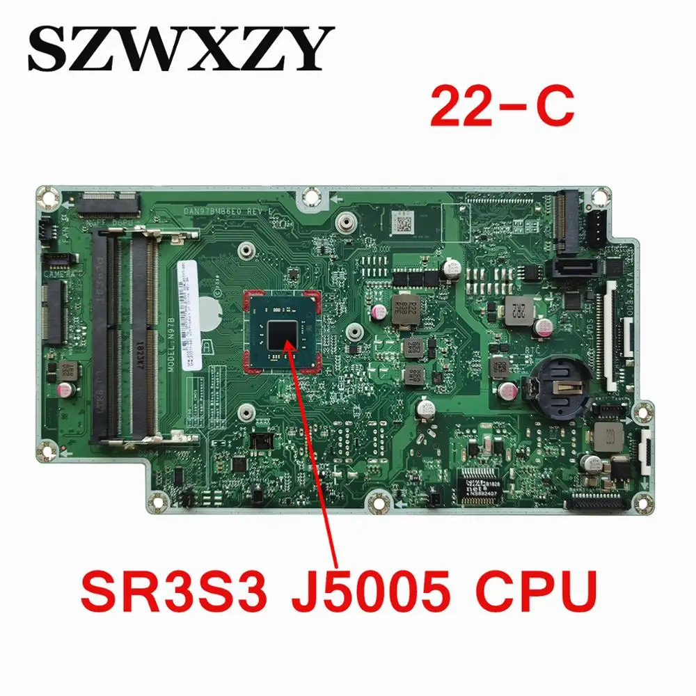 Для струйного принтера HP Pavilion 22-C материнская плата AIO SR3S3 J5005 Процессор L03377-001