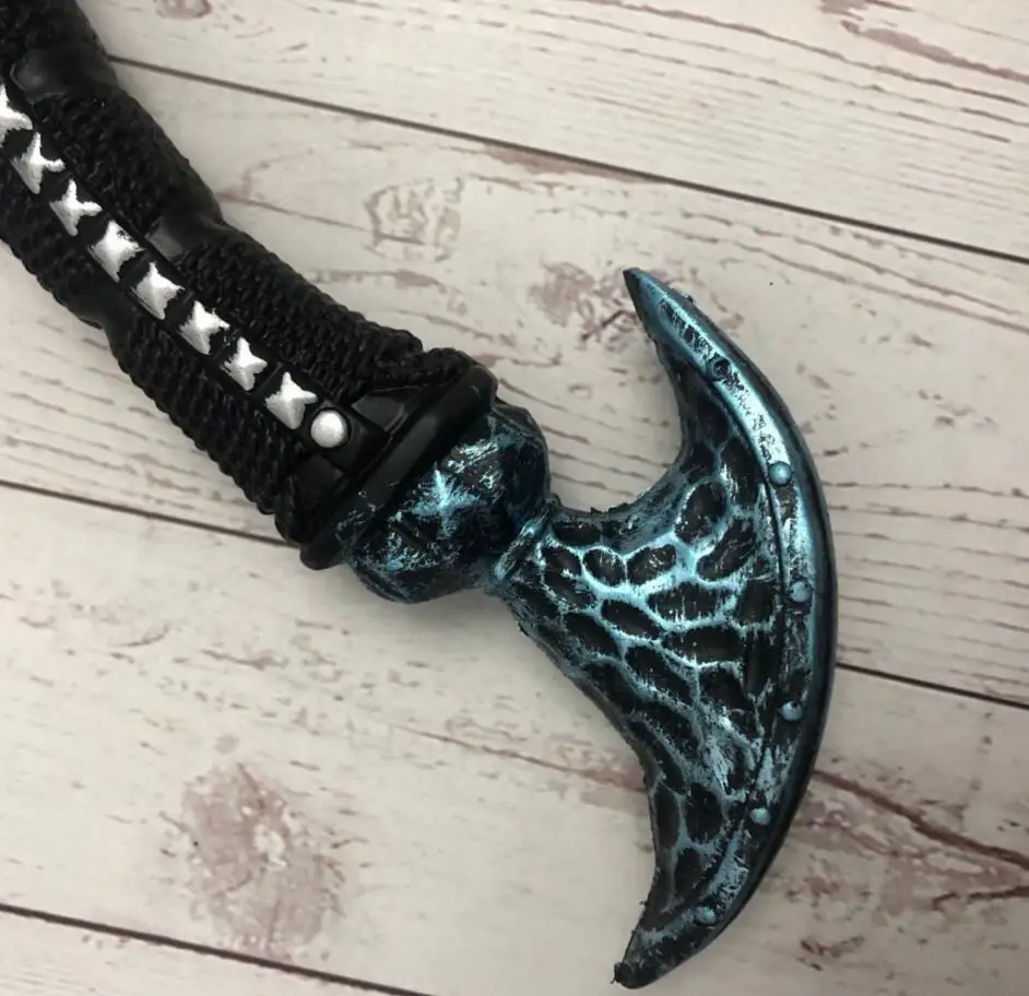 LT 1:1 Косплэй Anti Mage косой из Vyse эльф оружие Рисунок Модель Хэллоуин Опора PU детские