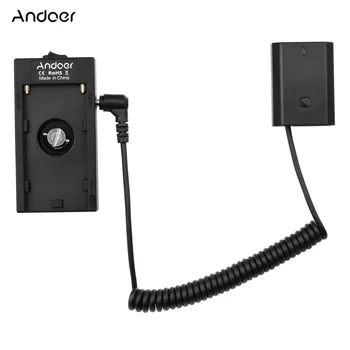 

Andoer NP-F970 F750 Battery Plate Holder Adapter+FW50 Dummy Battery Coupler for Sony A7 III/A7R III/A7R IV/A9/A9 II Cameras