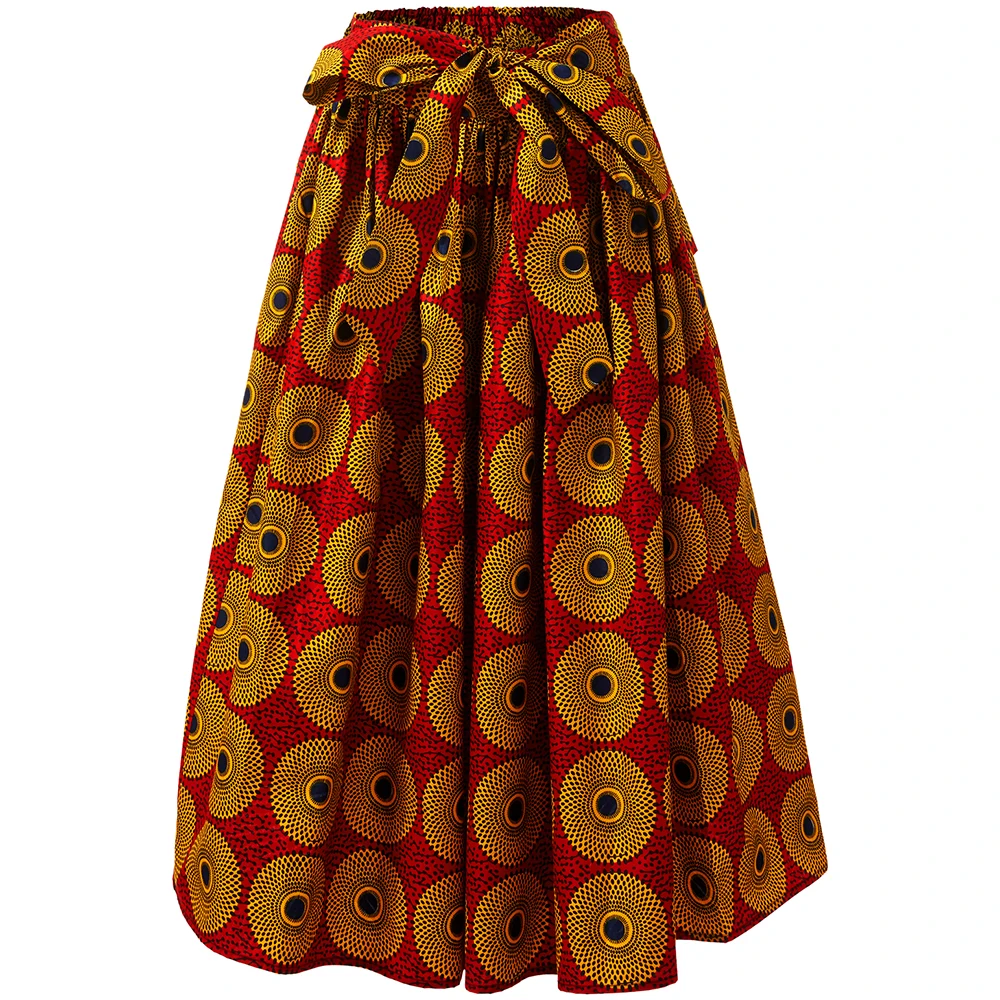 Африканская женская одежда юбка "Анкара" Африканская юбка модная юбка восковая печать африканская традиционная одежда Анкара Дашики юбка