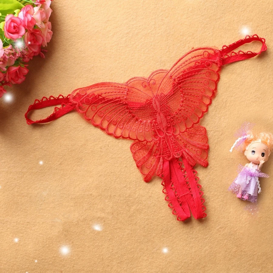 Для женщин женские пикантные сетчатые стринги сексуальные открытые Butterfly