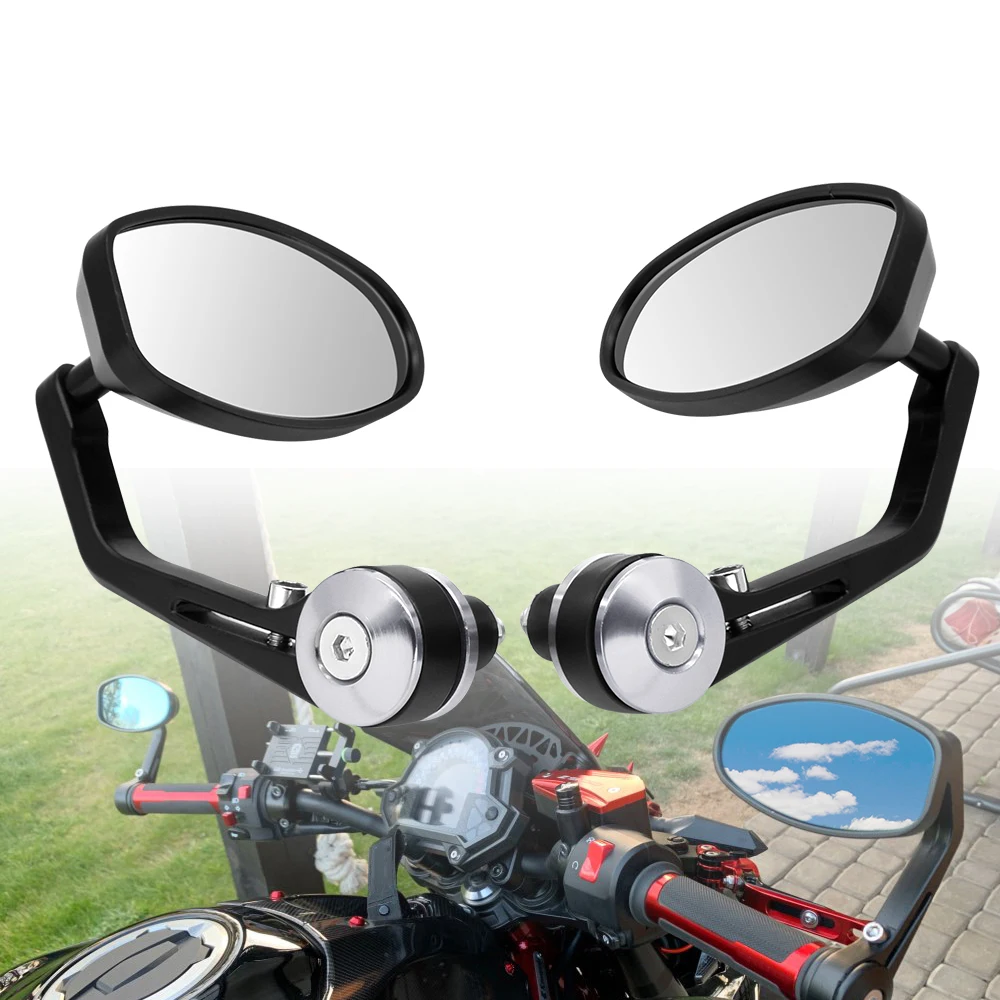 Зеркало мотоциклетное с ручкой и боковым стеклом для KAWASAKI Versys 1000 ZX12R ZX6R ZX636R ZX6RR ZX9R
