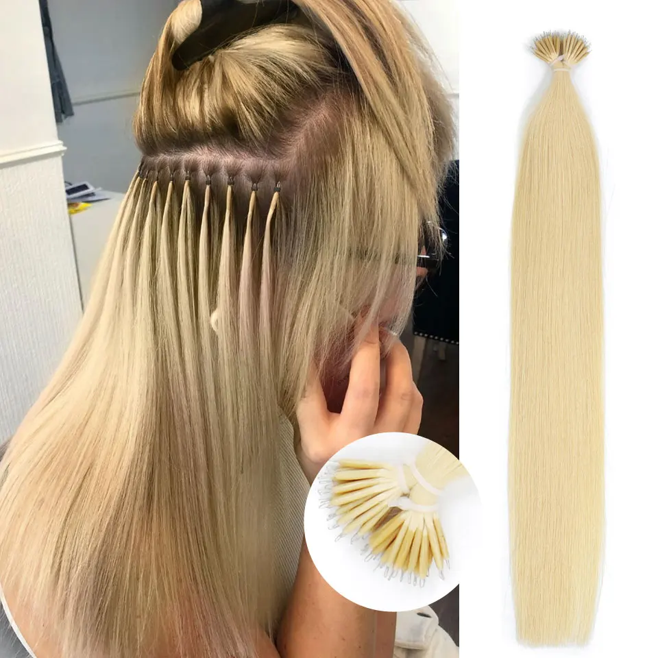 geroosterd brood calcium Ongehoorzaamheid Isheeny 18" 22" Micro Ring Remy Human Hair Extensions Straight Blonde  European Nano Beads Hair Extension Pre Bonding 50pcs|Micro Kralen Haar  Extensies| - AliExpress