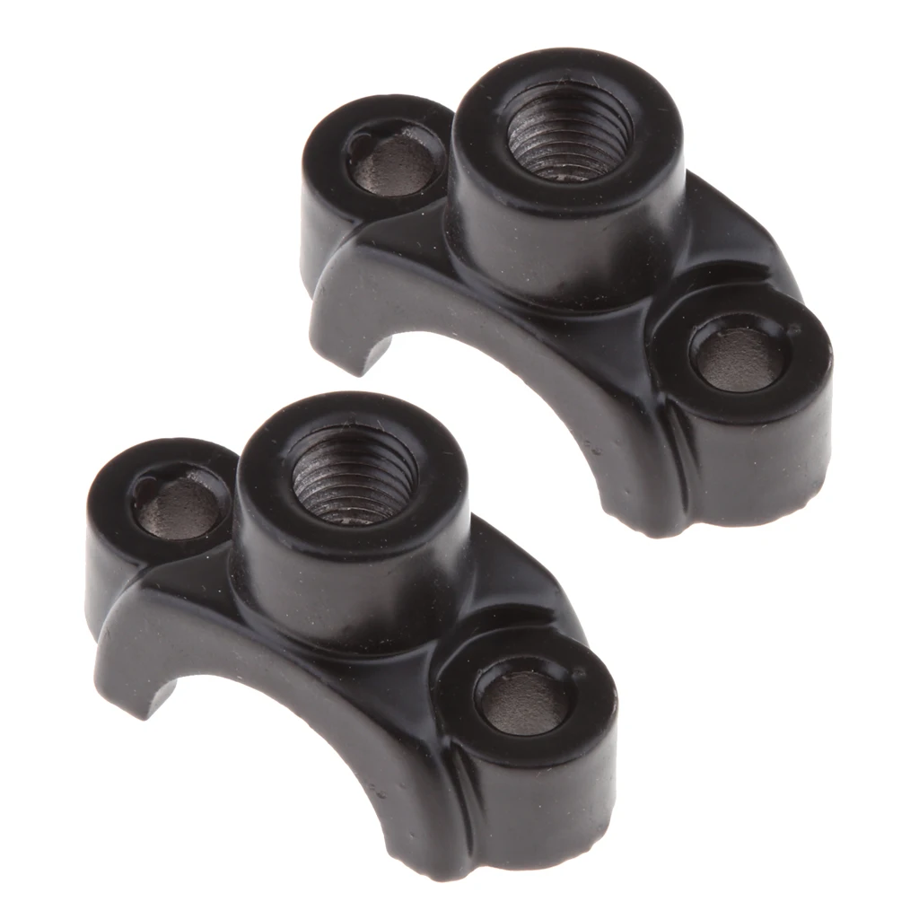 

2X 8mm Thread 22mm HandleBar Rear View Mirrors Mount Holders Adapters Clamps