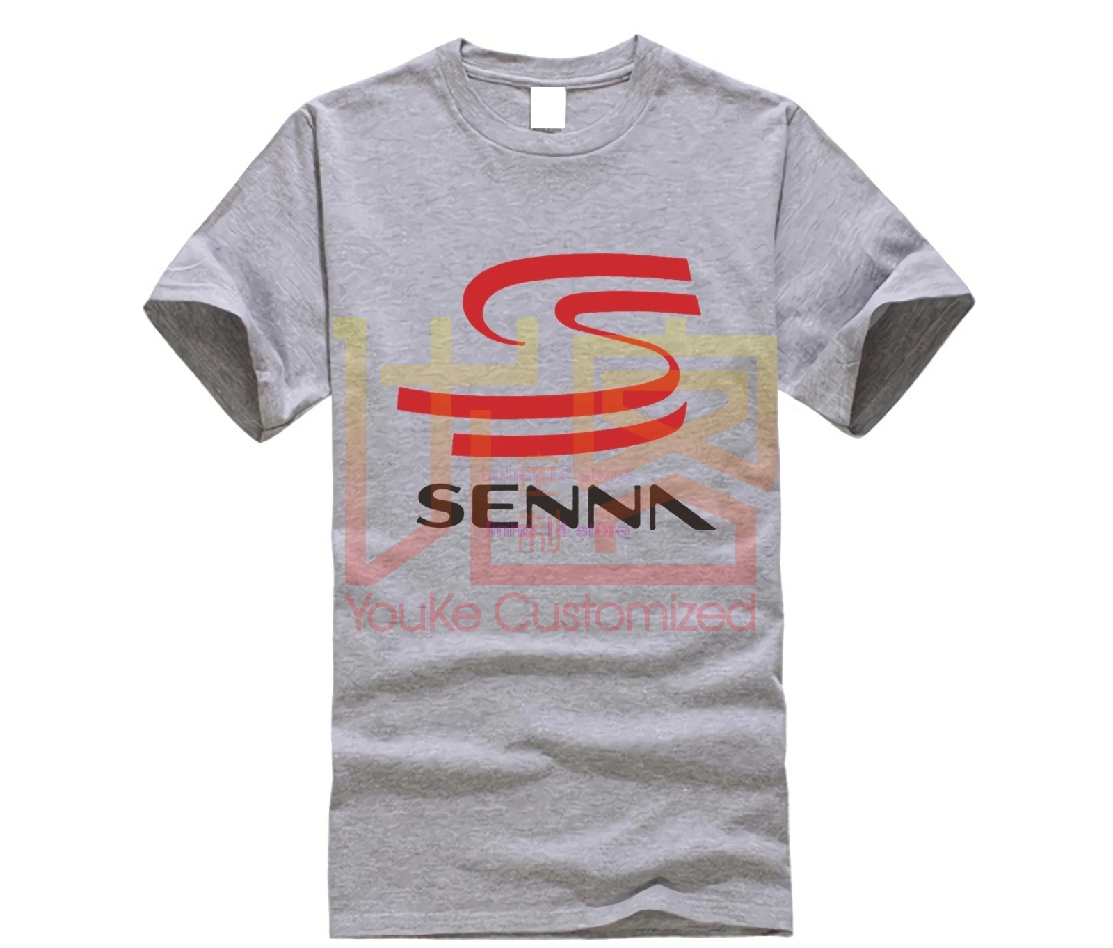 Летняя модная футболка Hero F1 Ayrton Senna мужская повседневная с коротким рукавом