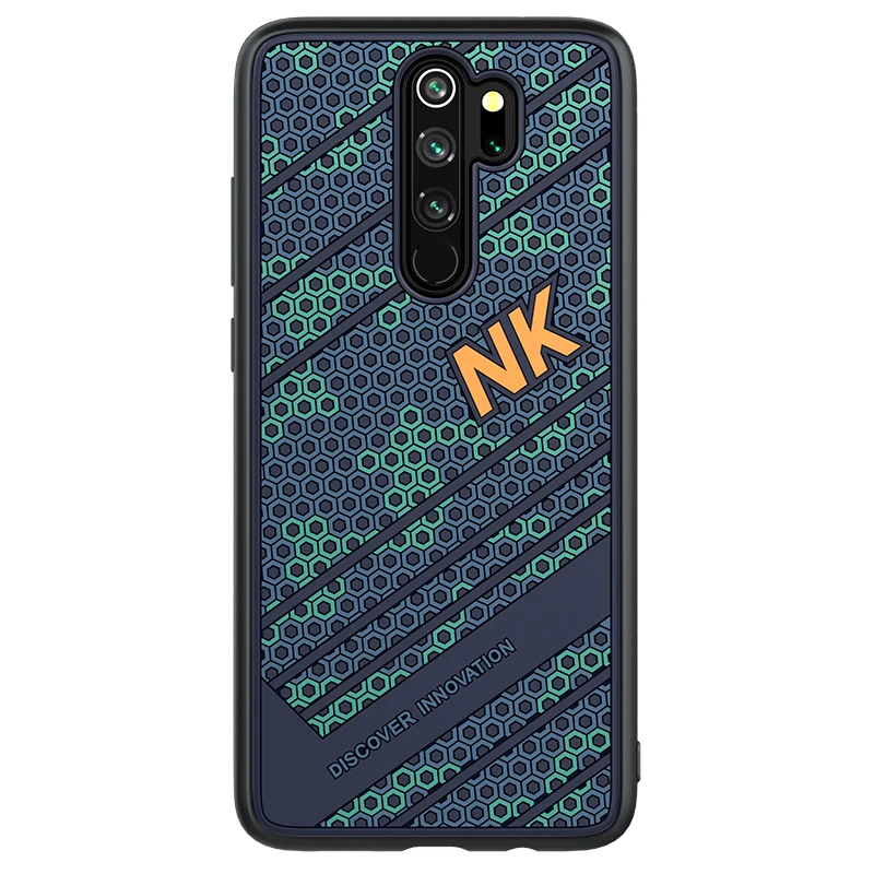 Для Xiaomi Redmi Note 8 Pro чехол NILLKIN Striker PC светоотражающий спортивный стиль задняя крышка