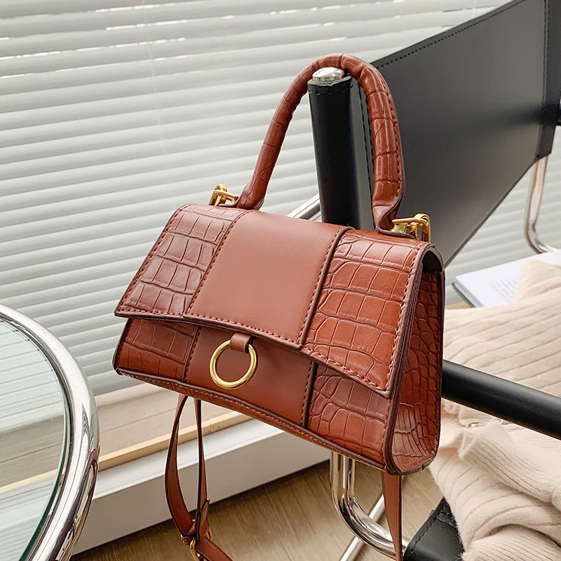 

Crocodile Pattern Women's Tote Bag 2020 New High Quality PU Leather Women's Designer Handbag Vintage Shoulder Messenger Bag