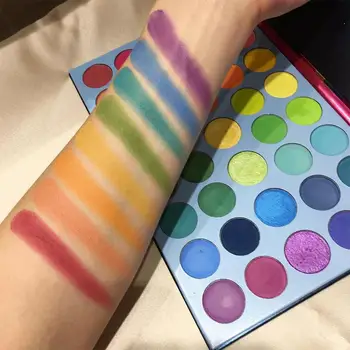 

39 colors rainbow fluorescent highlight matte eyeshadow palette