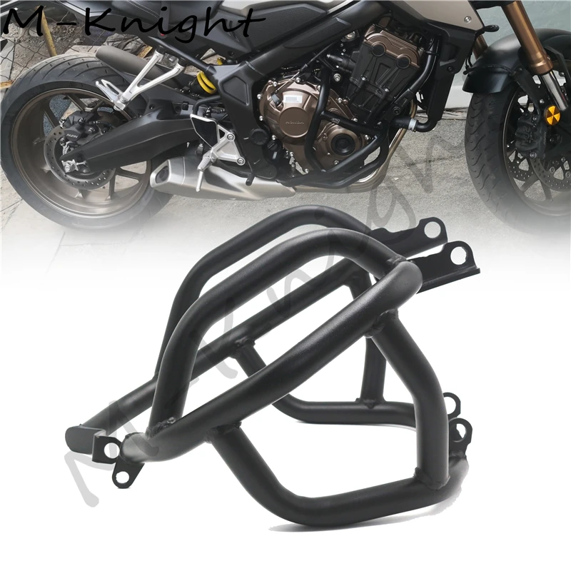 

For Honda CB650R 2019-2020 Motorcycle Parts black Highway Engine Guard Crash Bar Frame Protect Bumper CB 650R