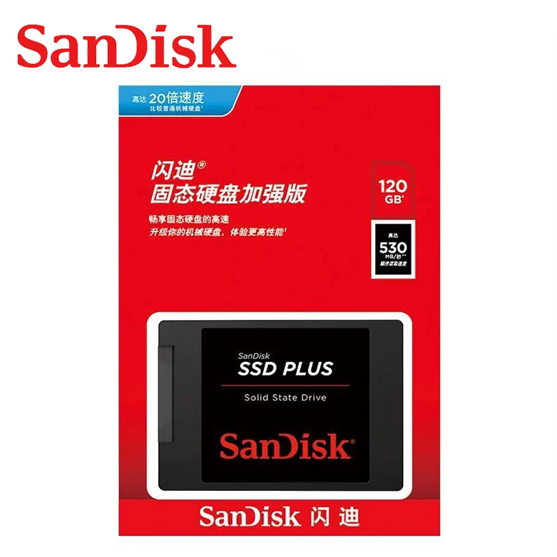  SanDisk SSD PLUS 480GB 240GB Interne Solid State Festplatte Disk Disc 120GB SATA III 25