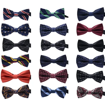

49 Colors Solid Fashion Bowties Groom Men formal Colourful Solid Male Marriage Party Butterfly Wedding Bow ties