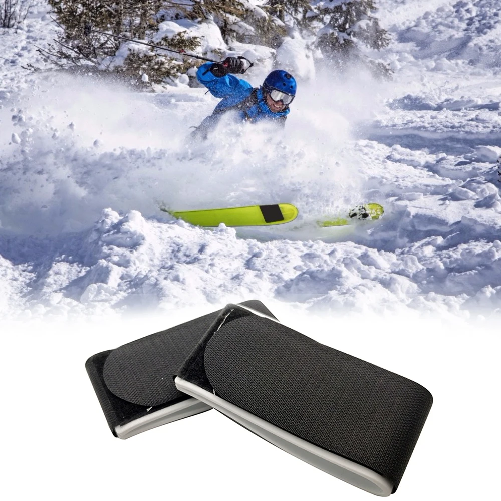 Arnés de esquí multifuncional para hombre y mujer, correa de mano doble para Snowboard, correa de nailon con asa