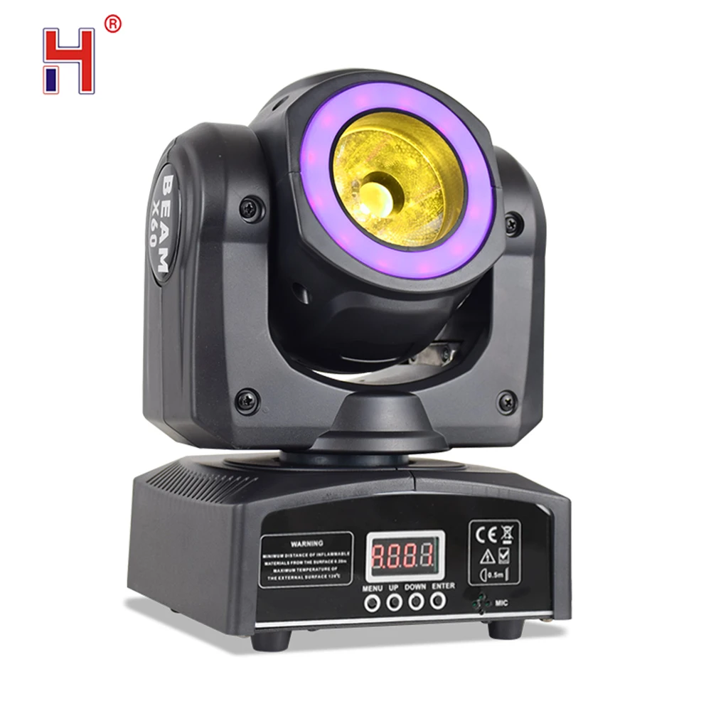 Гибридный прожектор для дискотеки 60 Вт RGB-подсветка Точечный светильник DMX | Лампы
