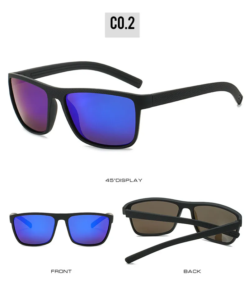 OLOEY Солнцезащитные очки Мужские брендовые поляризованные солнцезащитные очки Oculos de sol мужские модные квадратные очки для вождения дорожные очки