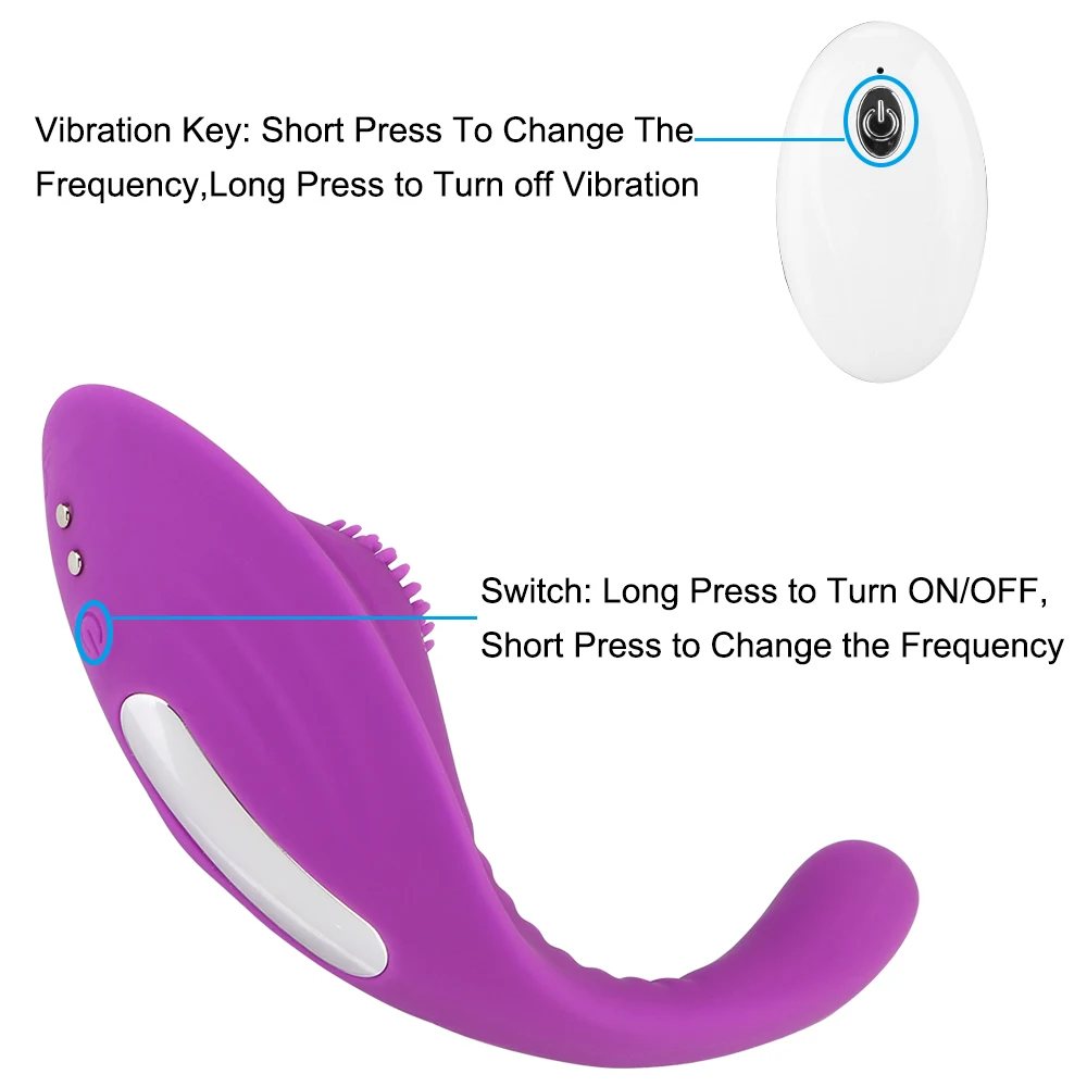 Wireless Remote Control Panty Vibrator Invisible Clitoris Stimulator_voghion.com