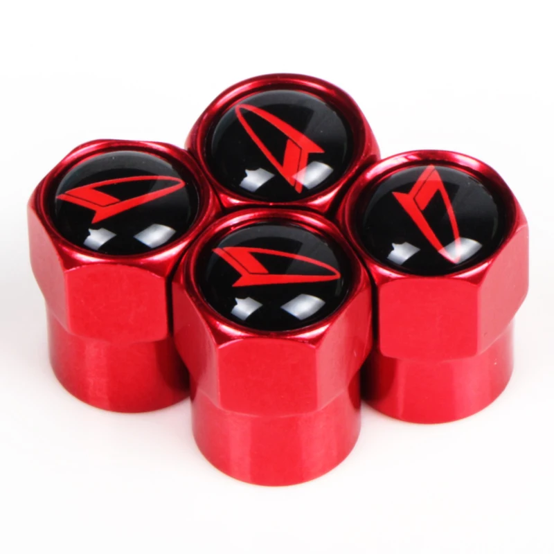 4 шт./компл. спортивные аксессуары для стайлинга автомобиля колпачки клапанов