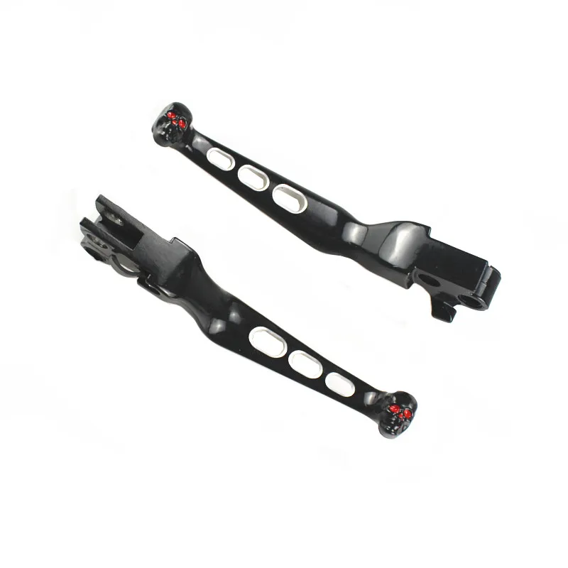 Clutch Brake Skull Levers Motorcycle For Harley Dyna Sportster 1200 883