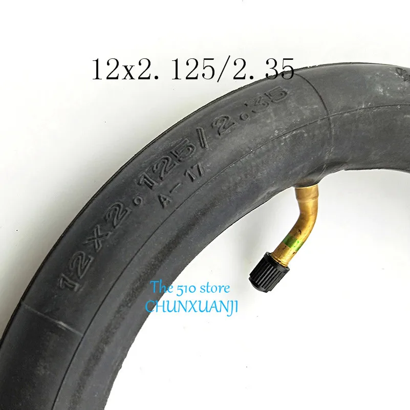 12x2,125/2,35 изогнутая угловая труба клапана 12*2,125/2,35 труба шины для Schwinn трицикл Roadster 1" велосипедная камера